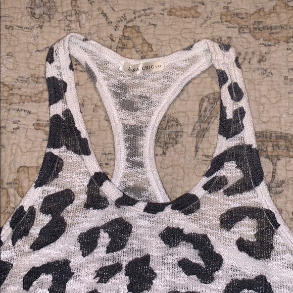 Luna Chic Animal Print Racer Back Tank Top - Picture 6 of 7